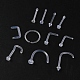 Acrylic L-Shaped Nose Ring AJEW-YW0001-06A-6
