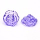 Rose Transparent Acrylic Beads TACR-P053-15K-1