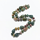 Natural Indian Agate Beaded Necklaces NJEW-S389-11-1