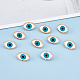 Hobbiesay 10 Stück Emaille-Pins mit bösem Blick JEWB-HY0001-28-3