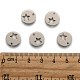304 Stainless Steel Flat Round Charms STAS-R063-03-3