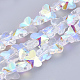 Chapelets de perles en verre électroplaqué EGLA-T004-06-1