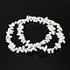 Faceted Drop Glass Bead Strands GLAA-J067-B07-2