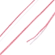 ラウンドワックスポリエステル糸ストリング  マイクロマクラメコード  ツイストコード  革縫い用  サクランボ色  0.55mm  約131.23ヤード（120m）/ロール YC-D004-02C-048-3