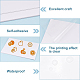 BENECREAT 18 Sheets Clear PET Film Label Sticker Waterproof A4 Blank Self Adhesive Printing Labels for Inkjet Printer Office Supplies AJEW-BC0005-69-4