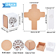 PandaHall 24pcs Tree of Life Favor Boxes Cube Candy Box Paper Gift Box for Wedding Birthday Graduation Communion Baptism Baptism Party Confetti Favors Package CON-PH0002-51-3