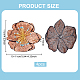 3D Flower Sequin Patches PATC-WH0012-01A-2