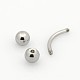 316L Surgical Stainless Steel  Eyebrow Rings AJEW-P002-09-2