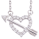 Creatcabin 925 ожерелье с подвеской из стерлингового серебра SJEW-CN0001-05-1