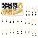 Kit per la creazione di orecchini in stile geometrico fai da te sunnyclue DIY-SC0013-24G-1