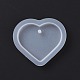 Moules en silicone de qualité alimentaire pendentif coeur DIY-D074-13-3
