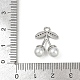 Латунные микропаве прозрачные подвески с фианитом KK-M322-51P-3