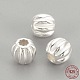 925 perline ondulate in argento sterling STER-S002-14-5mm-1