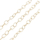Brass Hollow Oval Link Chains CHC-M025-29G-1