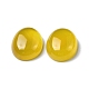 Cabochons en agate jaune naturelle G-A029-01-07-3