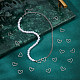 UNICRAFTALE 30Pcs 10.5mm Long 201 Stainless Steel Linking Rings Laser Cut Asymmetrical Heart Links Love Closed Jewelry Connectors Hollow Ring Connectors Links for Women Jewelry Making STAS-UN0041-25-5