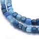 Dyed Natural Weathered Agate Beads Strands G-F583-11-4