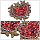 Gorgecraft 3 stile 3 pezzi di accessori per ornamenti in tessuto intrecciato DIY-GF0005-77-4