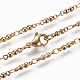 304 Stainless Steel Chain Necklaces STAS-P164-24-3