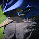 牛革製折りたたみナイフ保護ケース  ブラック  120x158x3.5mm  穴：8.5x43mm FIND-WH0126-259A-7