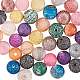 200 pièces 10 couleurs naturelles altérées et craquelées perles d'agate brins G-CJ0001-54-4