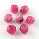 Bicone Imitation Gemstone Acrylic Beads OACR-R024-M-2