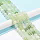Chapelets de perles en jade naturelle nouvelle G-C038-02N-2