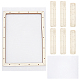 Marco de fabricación de papel ensamblado de tilo DIY-WH0308-1