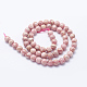 Chapelets de perles en rhodochrosite naturelle G-J369-03-6mm-2
