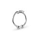 Shegrace Adjuestable простые элегантные кольца-манжеты из стерлингового серебра 925 JR37A-3
