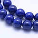 Chapelets de perles en lapis-lazuli naturel G-P342-01-8mm-AA-3