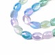 Chapelets de perles en verre électroplaqué X-EGLA-S194-17E-3