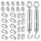 304 Stainless Steel Eye & Hook Turnbuckle Wire Rope Tension FIND-PH0002-12-1