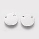 304 charms di tag in bianco in acciaio inossidabile X-STAS-Q201-T131-2