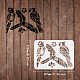 FINGERINSPIRE Parrot Stencil 29.7x21cm Macaw Parrot Bird Stencils for Painting Reusable Parrot Stencil DIY Art and Craft Stencils for Painting on Wood Paper Fabric Floor Wall DIY-WH0202-198-2