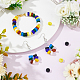 Arricraft 48 pièces 8 couleurs perles de verre dépoli faites à la main GLAA-AR0001-24-6