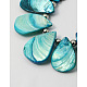 Fashion Freshwater Shell Beads Bib Statement Necklaces NJEW-PJN271-M-4
