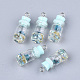 Decoraciones colgantes de botellas de vidrio X-GLAA-S181-05B-1