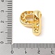 Кулон из латуни с прозрачным кубическим цирконием KK-Z046-01G-P-3