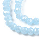 Electroplate Glass Beads Strands EGLA-A034-P2mm-A25-3