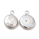 Colgantes de perlas keshi naturales barrocas PEAR-P004-59P-3