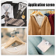 AHANDMAKER 2240 Pcs Woven Clothing Size Labels DIY-GA0003-49-6
