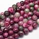 Dyed Natural Malaysia Jade Round Bead Strands G-L395-39-10mm-1