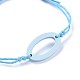 Adjustable Waxed Cotton Cord Bracelets BJEW-JB04293-04-2