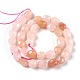 Natural Pink Aventurine Beads Strands G-L493-04-3