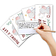 Superdant merci cartes à thème et enveloppes en papier DIY-SD0001-01C-3
