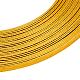 BENECREAT 10m 5mm Wide Gold Flat Jewelry Craft Wire 18 Gauge/1mm Andozied Aluminum Wire for Bezel AW-BC0003-12B-2