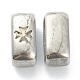 304 charms per diapositive in acciaio inossidabile / perle scorrevoli STAS-I181-054A-AS-2