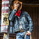 Olycraft 2 pz cowboy fibbie per cinture cowboy occidentale cintura di ricambio di fissaggio modello di fiore cowboy cowgirl fibbie per cinture bronzo antico cintura accessori per cowboy cowgirl cintura fai da te personalizzato fibbia della cintura BUTT-WH0024-005AB-5