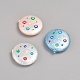 Paint Sprayed Shell Pearl Beads BSHE-I010-10-1